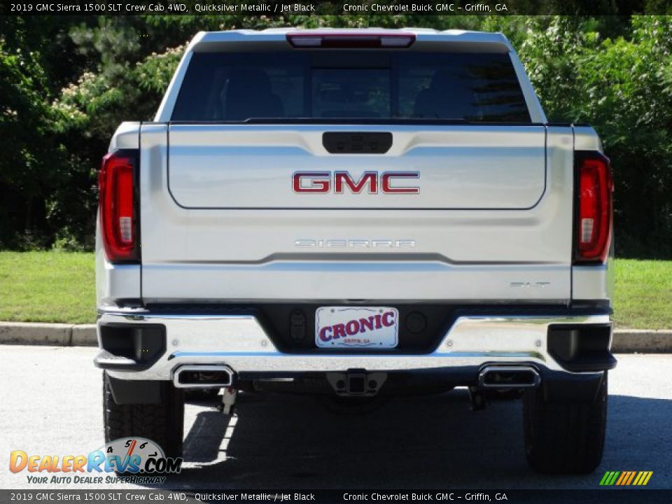 2019 GMC Sierra 1500 SLT Crew Cab 4WD Quicksilver Metallic / Jet Black Photo #7