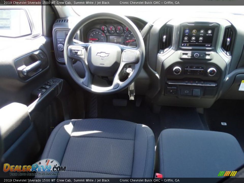 2019 Chevrolet Silverado 1500 WT Crew Cab Summit White / Jet Black Photo #21