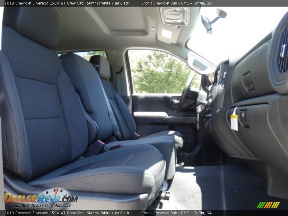 2019 Chevrolet Silverado 1500 WT Crew Cab Summit White / Jet Black Photo #23