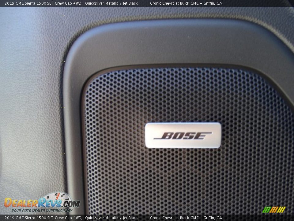 2019 GMC Sierra 1500 SLT Crew Cab 4WD Quicksilver Metallic / Jet Black Photo #16