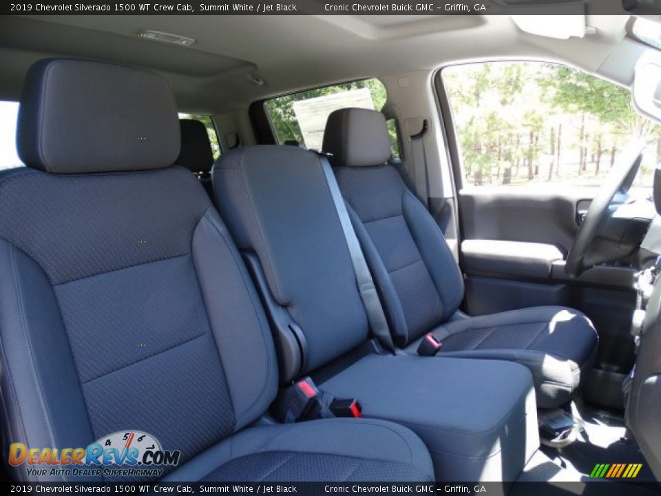 2019 Chevrolet Silverado 1500 WT Crew Cab Summit White / Jet Black Photo #24