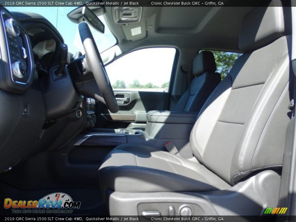 2019 GMC Sierra 1500 SLT Crew Cab 4WD Quicksilver Metallic / Jet Black Photo #17
