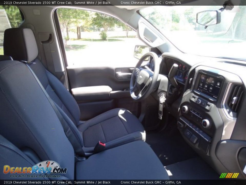 2019 Chevrolet Silverado 1500 WT Crew Cab Summit White / Jet Black Photo #25