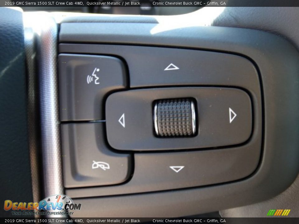 2019 GMC Sierra 1500 SLT Crew Cab 4WD Quicksilver Metallic / Jet Black Photo #20
