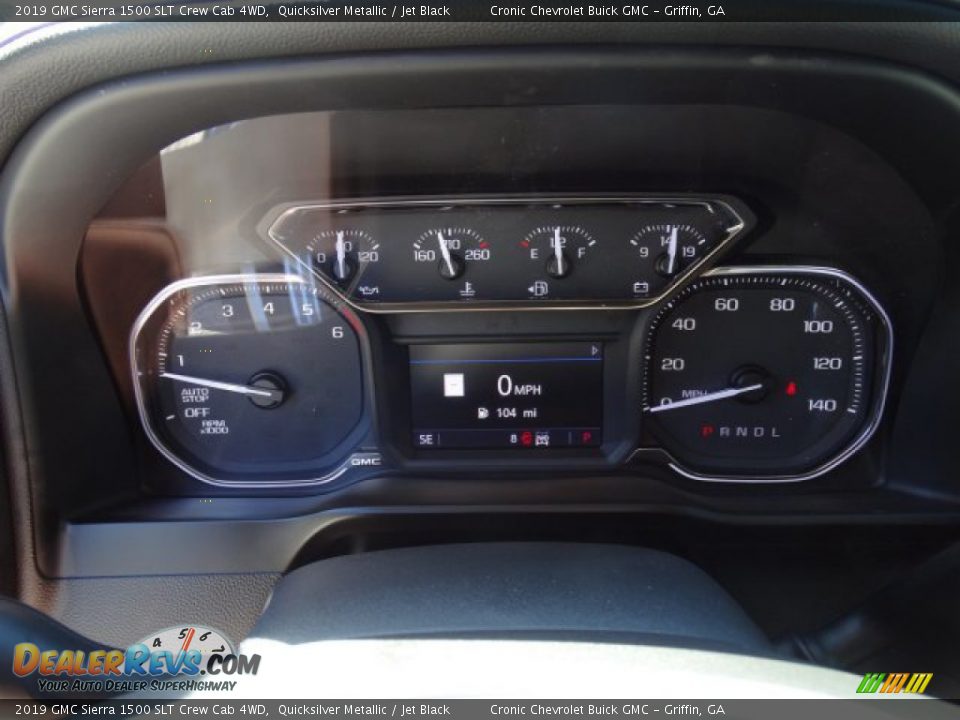 2019 GMC Sierra 1500 SLT Crew Cab 4WD Quicksilver Metallic / Jet Black Photo #21