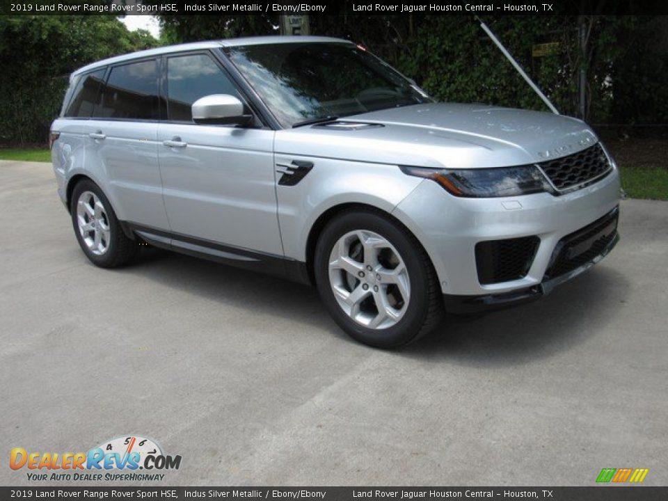 2019 Land Rover Range Rover Sport HSE Indus Silver Metallic / Ebony/Ebony Photo #1