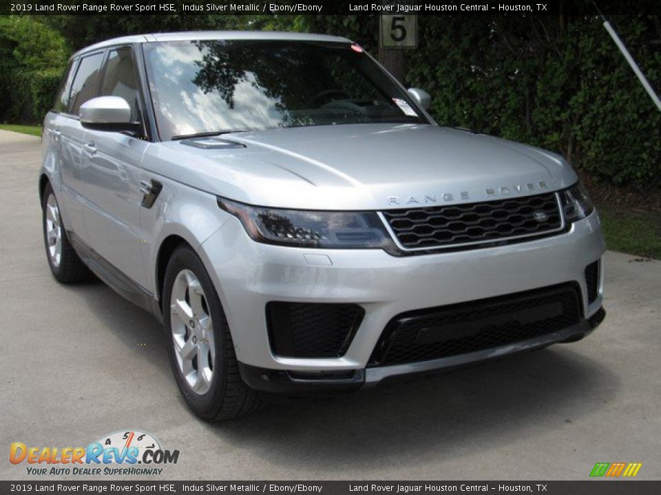 2019 Land Rover Range Rover Sport HSE Indus Silver Metallic / Ebony/Ebony Photo #2