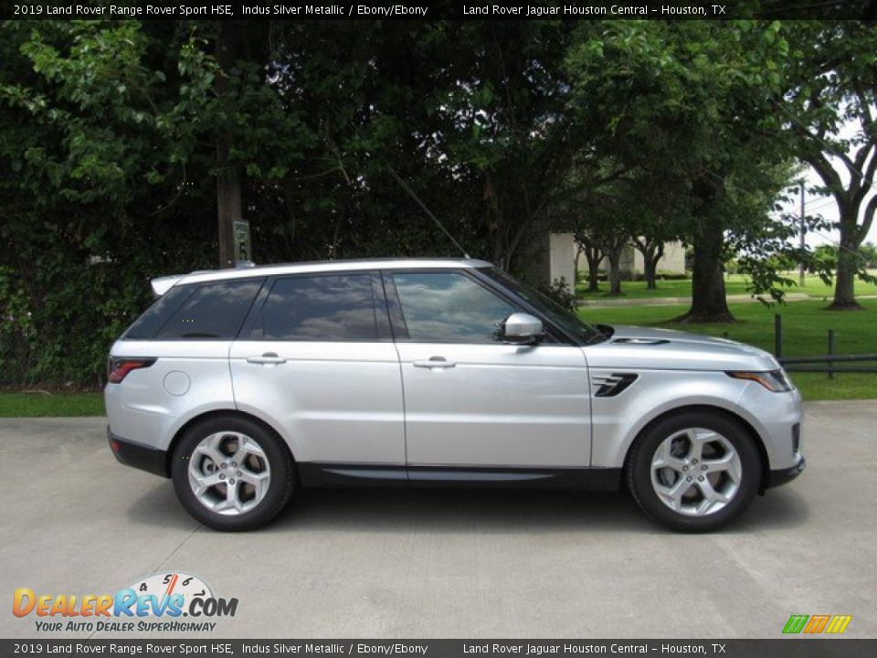 2019 Land Rover Range Rover Sport HSE Indus Silver Metallic / Ebony/Ebony Photo #6