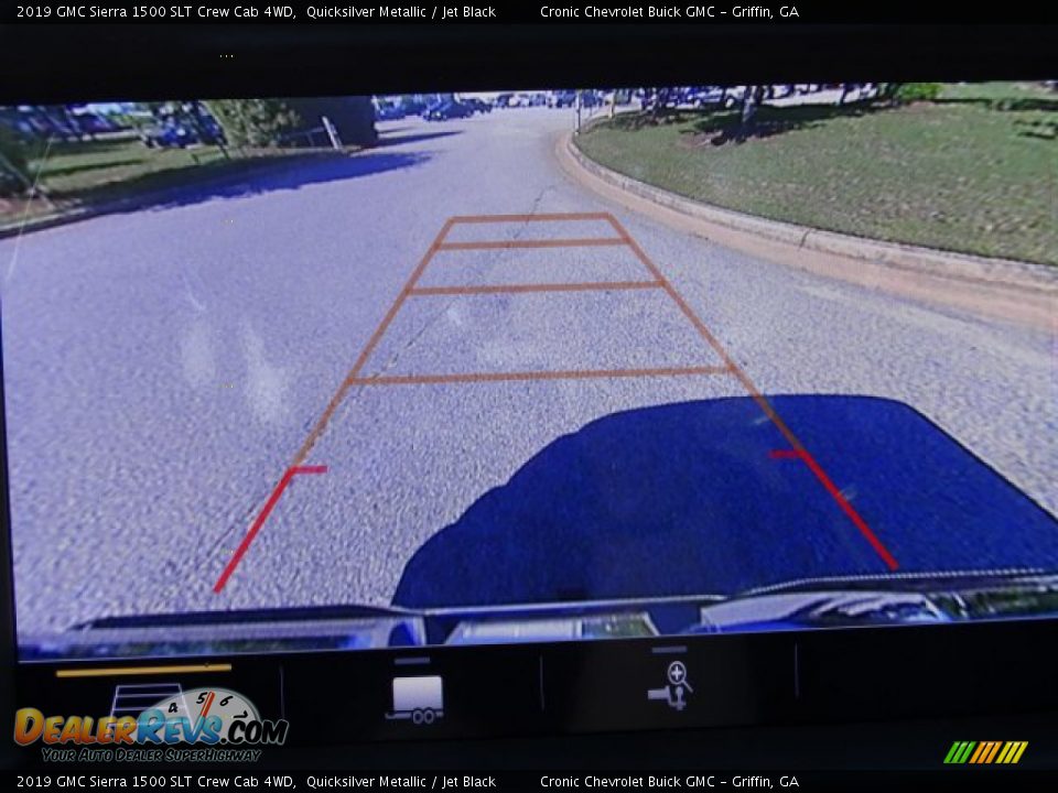 2019 GMC Sierra 1500 SLT Crew Cab 4WD Quicksilver Metallic / Jet Black Photo #23