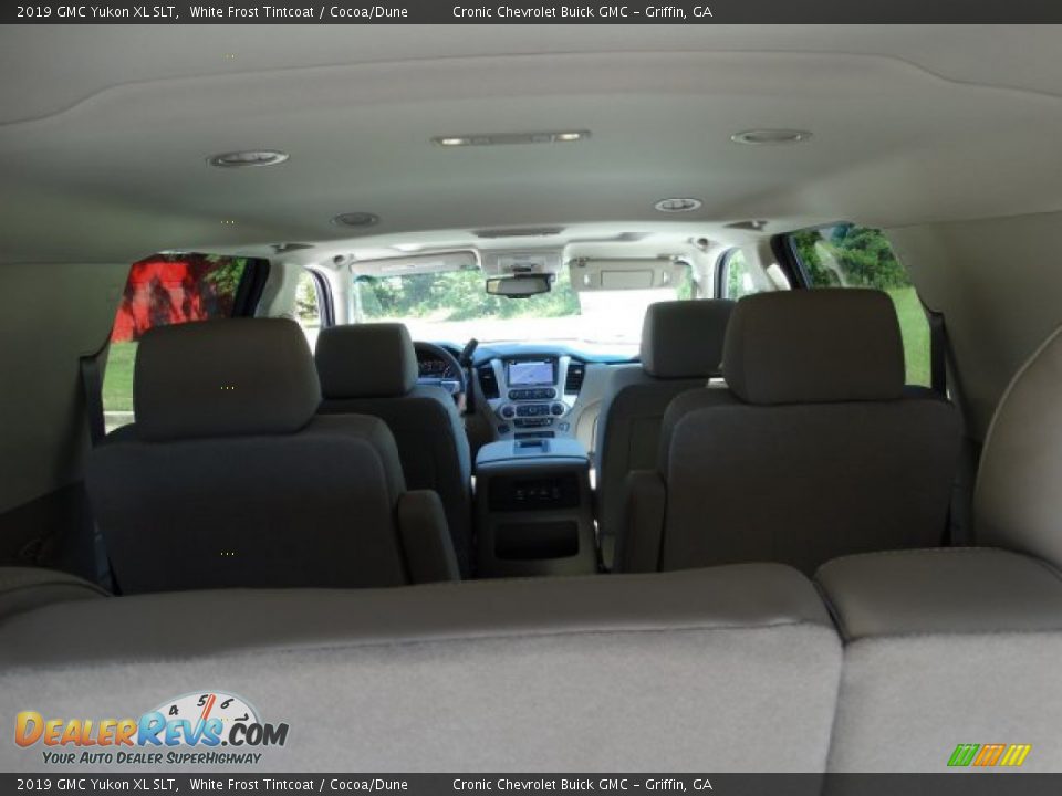 2019 GMC Yukon XL SLT White Frost Tintcoat / Cocoa/Dune Photo #29