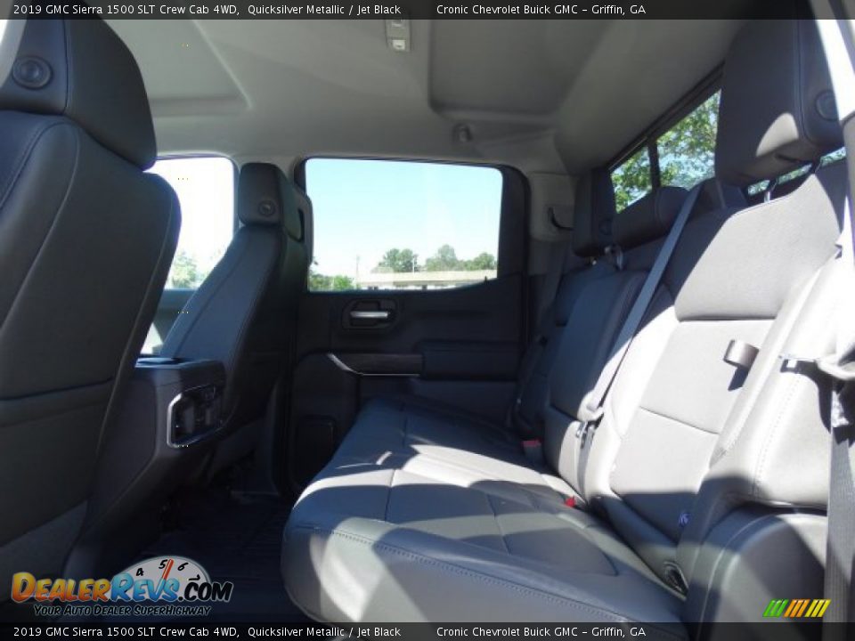 2019 GMC Sierra 1500 SLT Crew Cab 4WD Quicksilver Metallic / Jet Black Photo #26