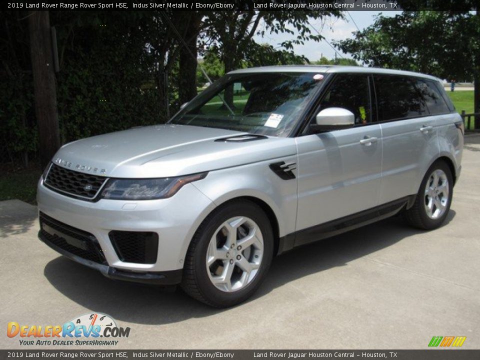2019 Land Rover Range Rover Sport HSE Indus Silver Metallic / Ebony/Ebony Photo #10