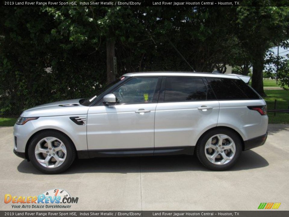 2019 Land Rover Range Rover Sport HSE Indus Silver Metallic / Ebony/Ebony Photo #11