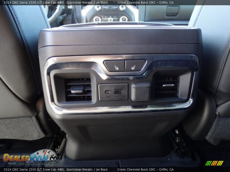 2019 GMC Sierra 1500 SLT Crew Cab 4WD Quicksilver Metallic / Jet Black Photo #27