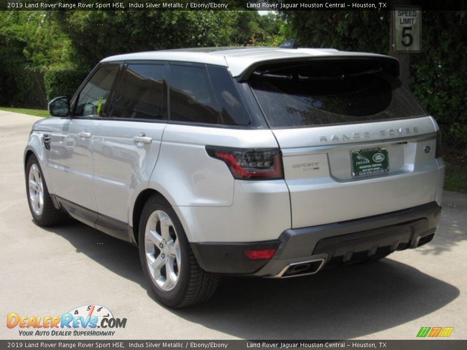2019 Land Rover Range Rover Sport HSE Indus Silver Metallic / Ebony/Ebony Photo #12