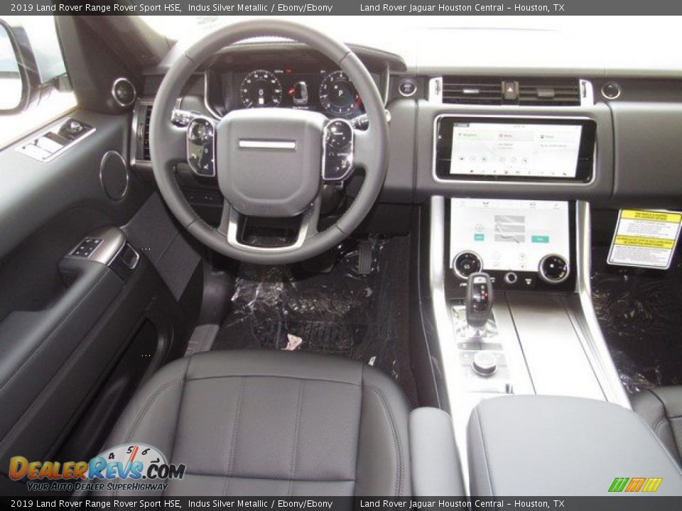 2019 Land Rover Range Rover Sport HSE Indus Silver Metallic / Ebony/Ebony Photo #13