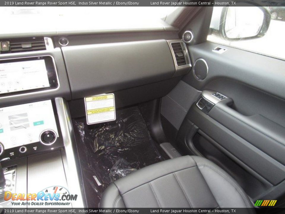 2019 Land Rover Range Rover Sport HSE Indus Silver Metallic / Ebony/Ebony Photo #14