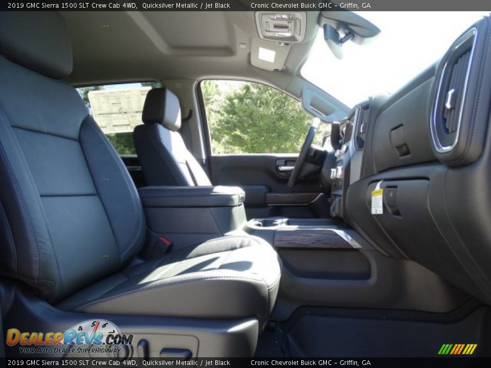 2019 GMC Sierra 1500 SLT Crew Cab 4WD Quicksilver Metallic / Jet Black Photo #30