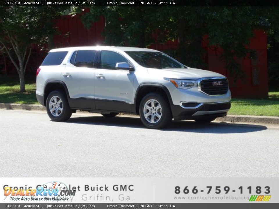 2019 GMC Acadia SLE Quicksilver Metallic / Jet Black Photo #1