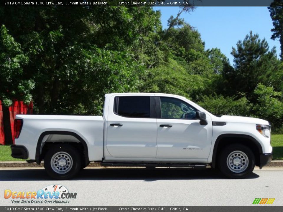 Summit White 2019 GMC Sierra 1500 Crew Cab Photo #2