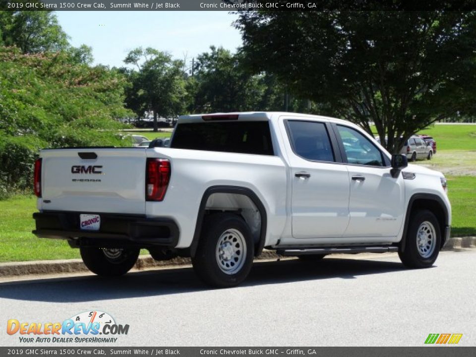 2019 GMC Sierra 1500 Crew Cab Summit White / Jet Black Photo #3