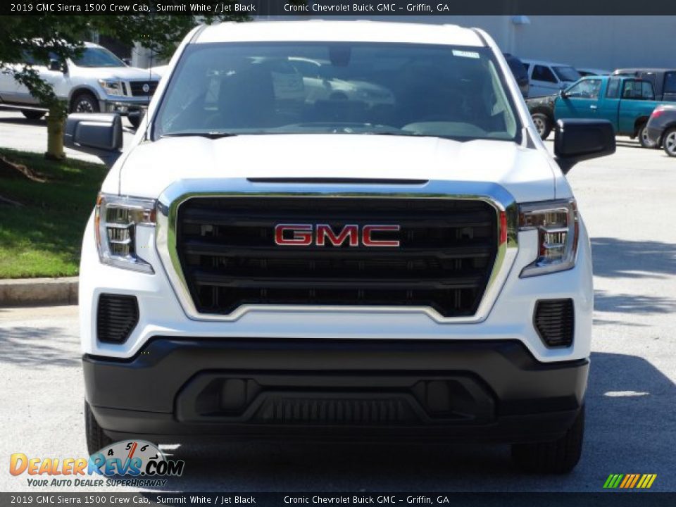 2019 GMC Sierra 1500 Crew Cab Summit White / Jet Black Photo #4