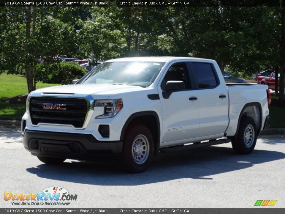 2019 GMC Sierra 1500 Crew Cab Summit White / Jet Black Photo #5