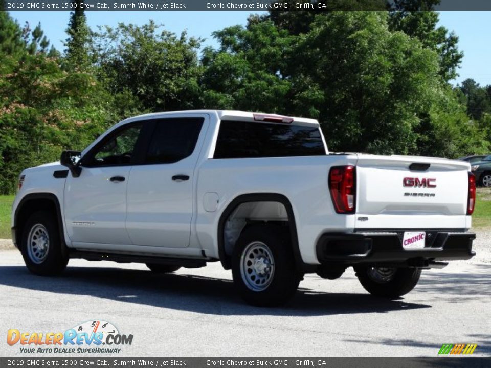 2019 GMC Sierra 1500 Crew Cab Summit White / Jet Black Photo #6
