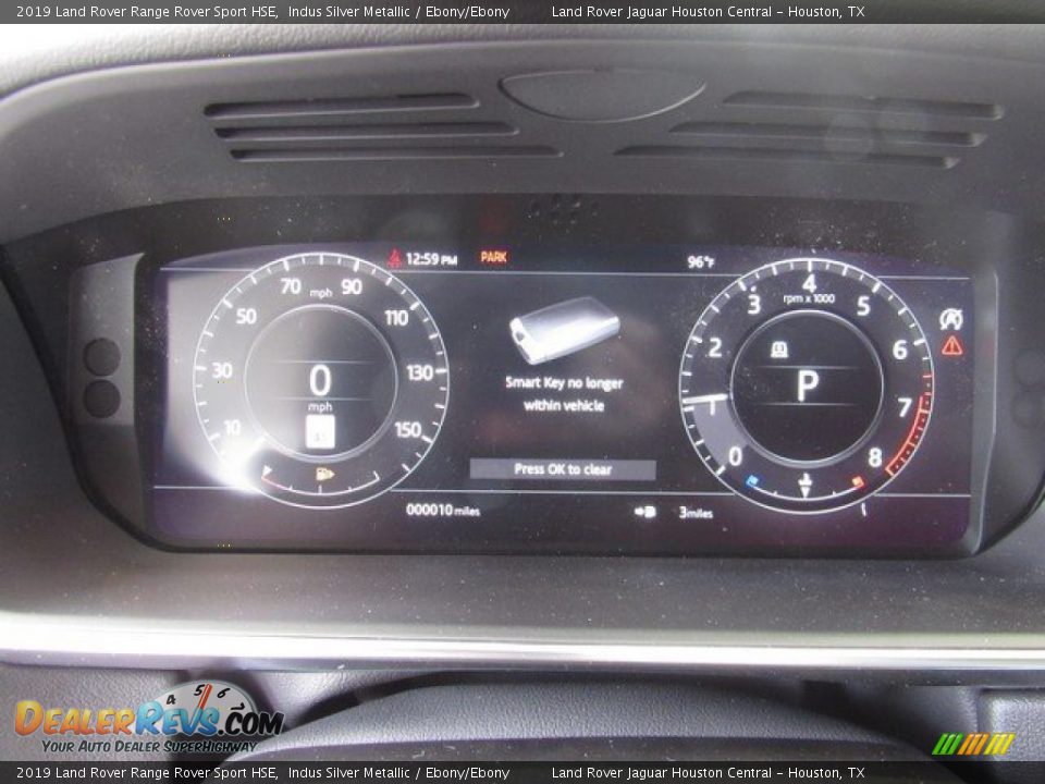 2019 Land Rover Range Rover Sport HSE Indus Silver Metallic / Ebony/Ebony Photo #30