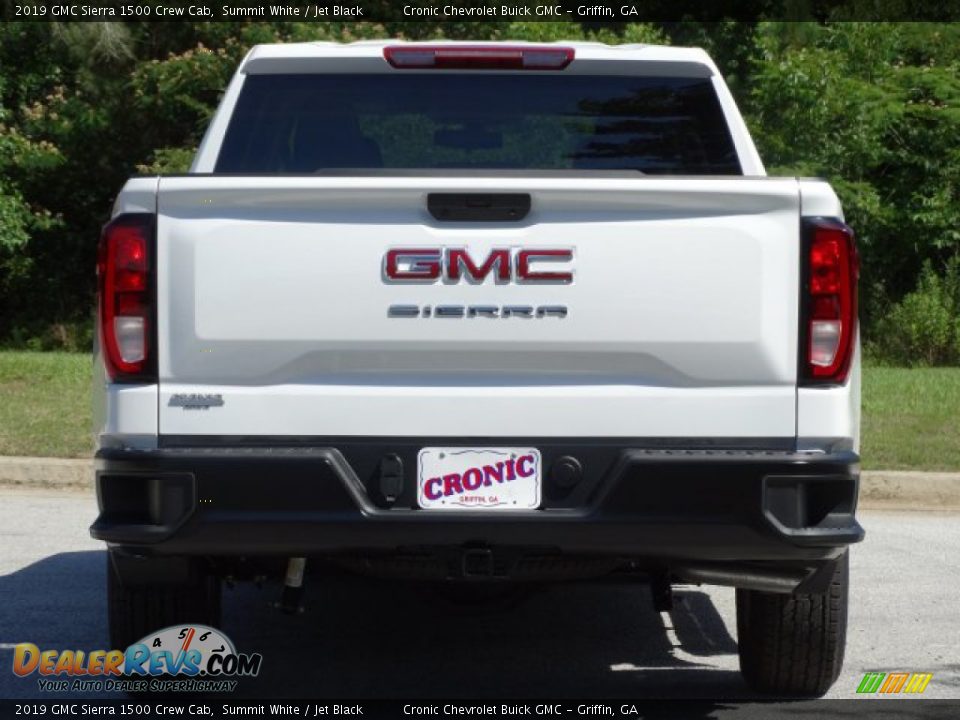2019 GMC Sierra 1500 Crew Cab Summit White / Jet Black Photo #7