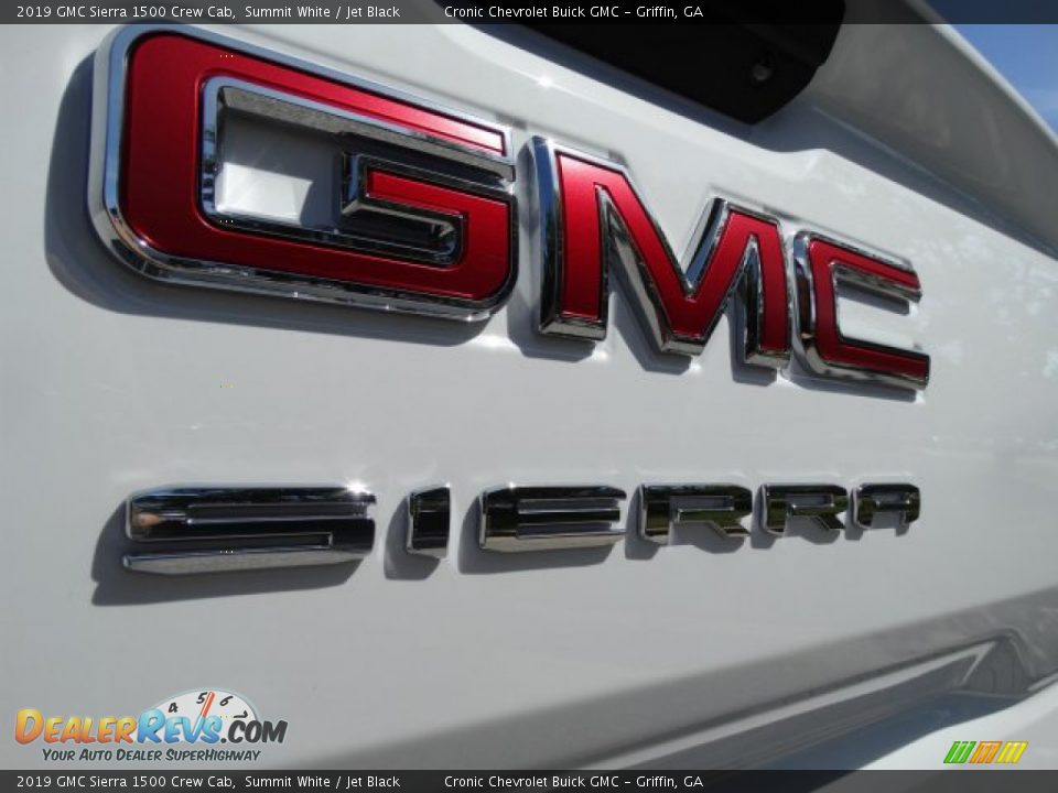 2019 GMC Sierra 1500 Crew Cab Summit White / Jet Black Photo #9