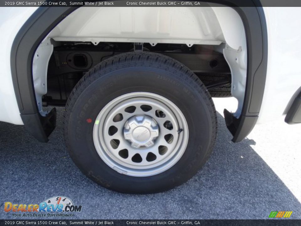 2019 GMC Sierra 1500 Crew Cab Summit White / Jet Black Photo #10