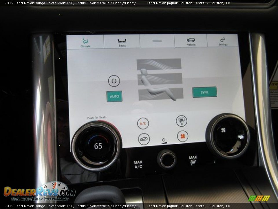 2019 Land Rover Range Rover Sport HSE Indus Silver Metallic / Ebony/Ebony Photo #36