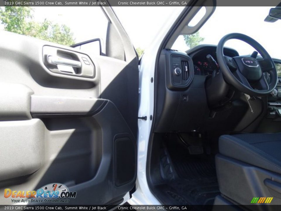 2019 GMC Sierra 1500 Crew Cab Summit White / Jet Black Photo #11