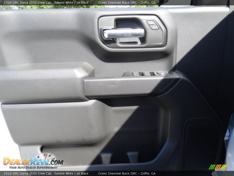 2019 GMC Sierra 1500 Crew Cab Summit White / Jet Black Photo #12