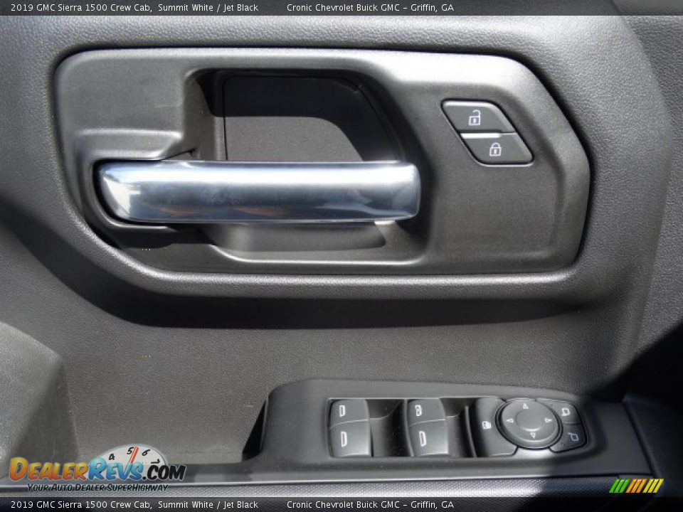 2019 GMC Sierra 1500 Crew Cab Summit White / Jet Black Photo #13