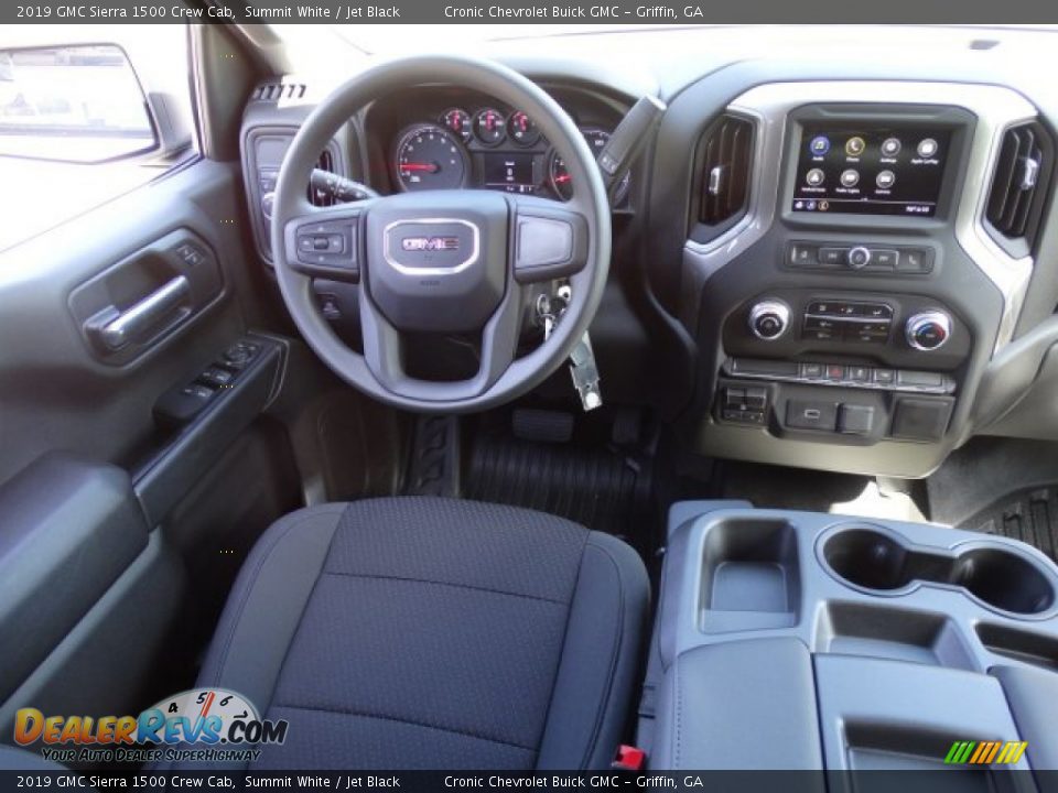 2019 GMC Sierra 1500 Crew Cab Summit White / Jet Black Photo #23