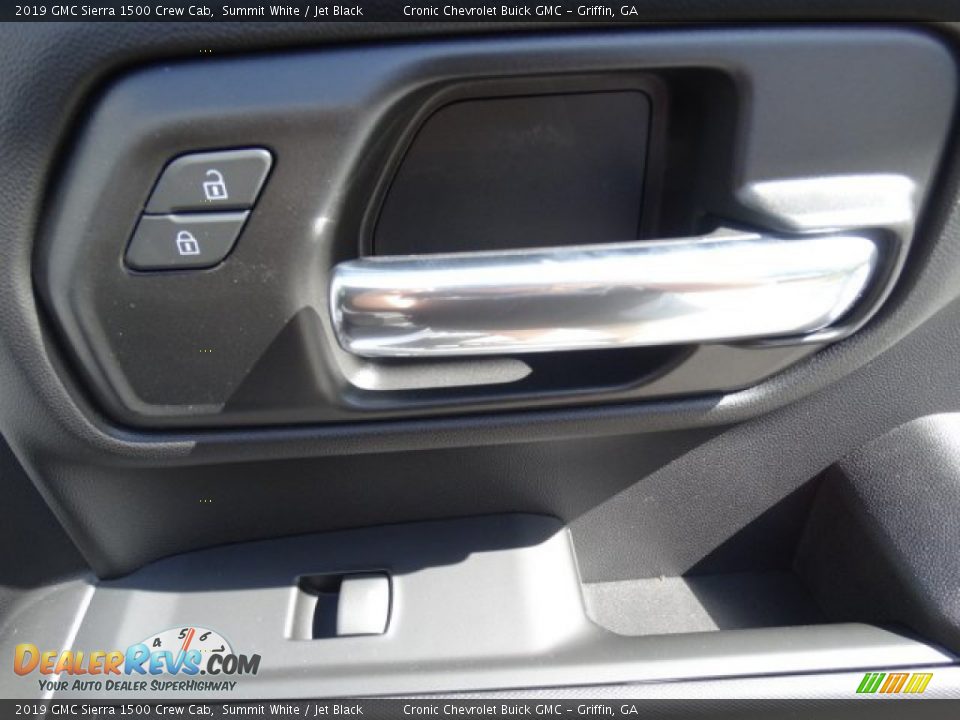 2019 GMC Sierra 1500 Crew Cab Summit White / Jet Black Photo #24