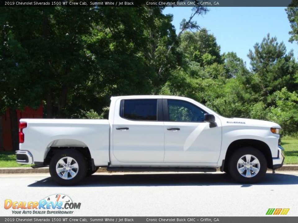 2019 Chevrolet Silverado 1500 WT Crew Cab Summit White / Jet Black Photo #2