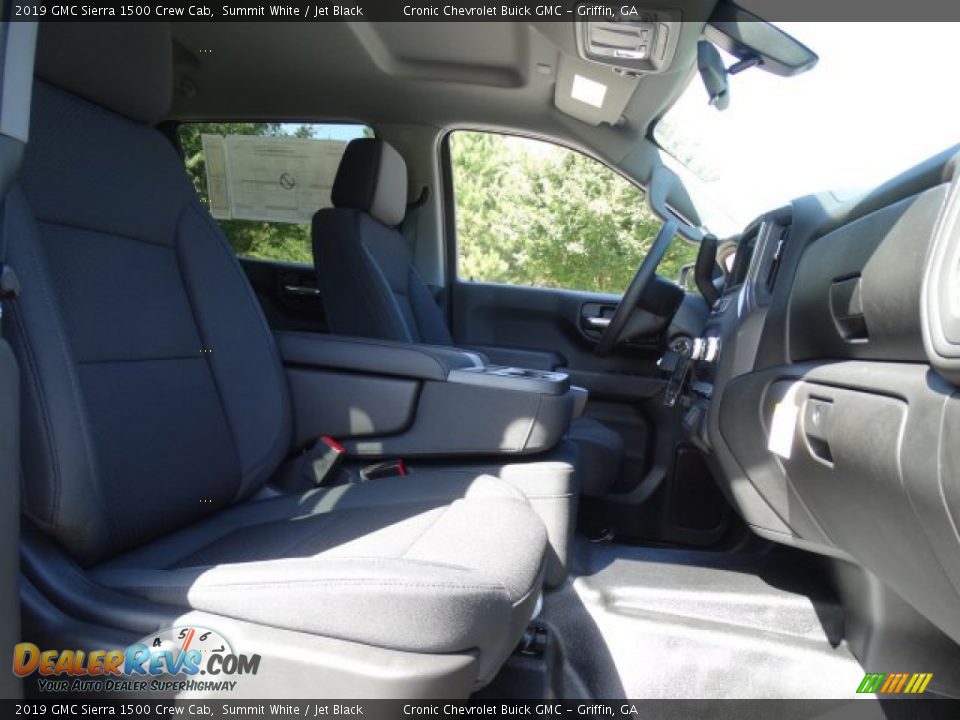 2019 GMC Sierra 1500 Crew Cab Summit White / Jet Black Photo #25