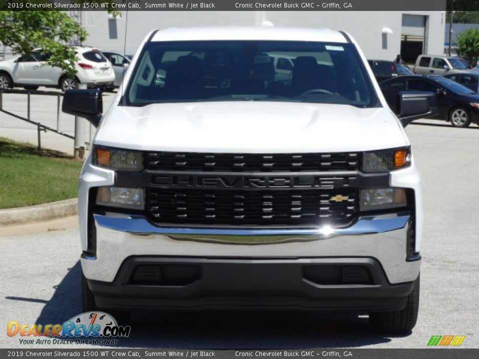 2019 Chevrolet Silverado 1500 WT Crew Cab Summit White / Jet Black Photo #4