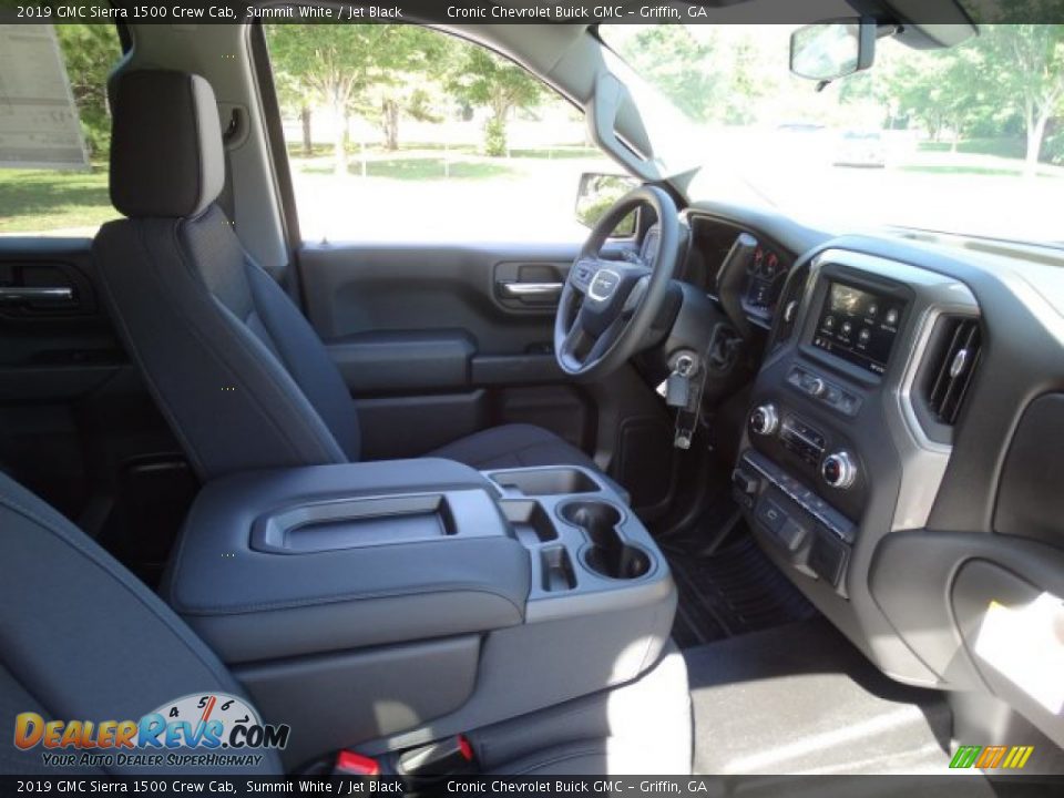 2019 GMC Sierra 1500 Crew Cab Summit White / Jet Black Photo #27
