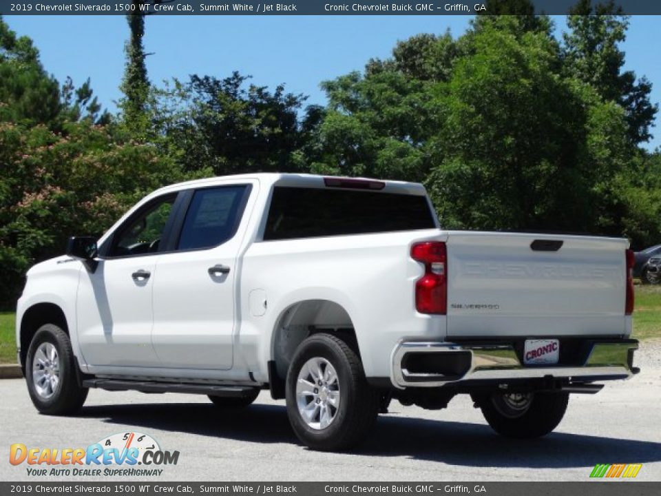 2019 Chevrolet Silverado 1500 WT Crew Cab Summit White / Jet Black Photo #6