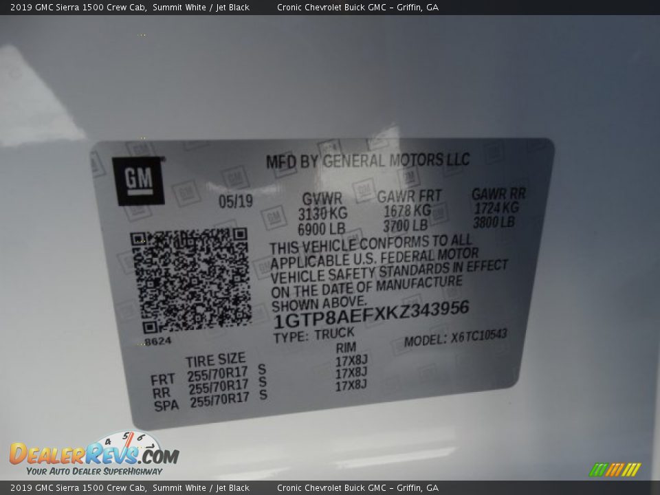 2019 GMC Sierra 1500 Crew Cab Summit White / Jet Black Photo #28