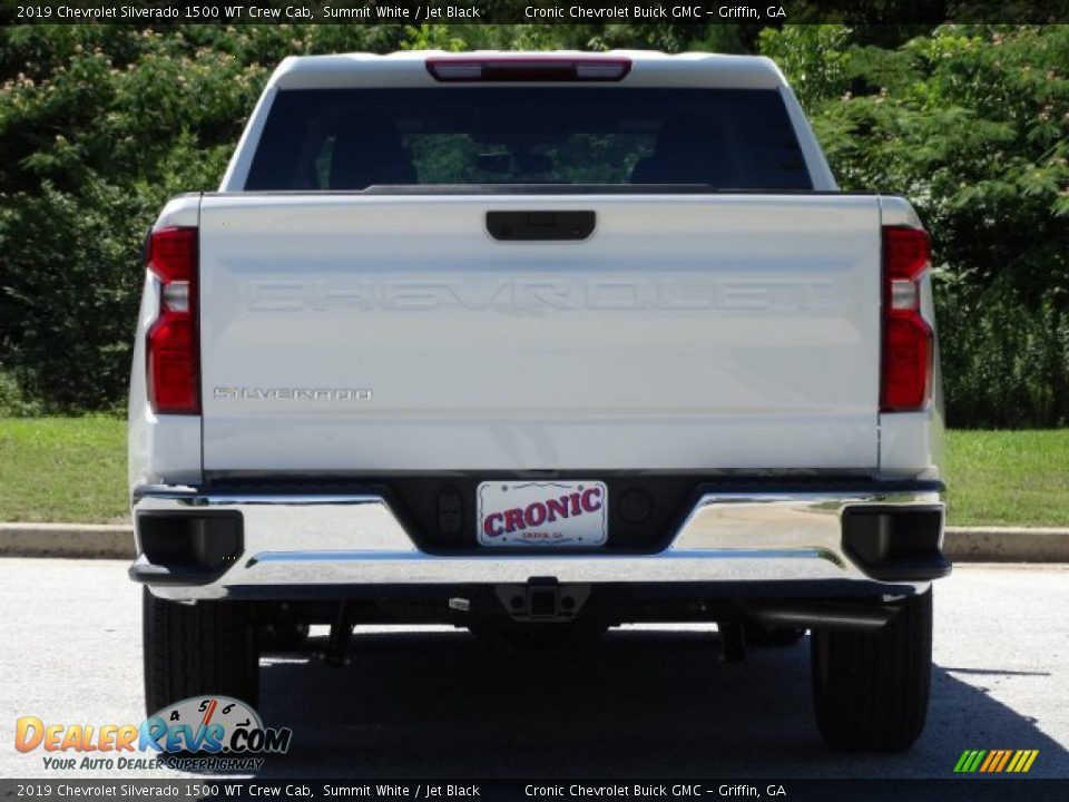 2019 Chevrolet Silverado 1500 WT Crew Cab Summit White / Jet Black Photo #7