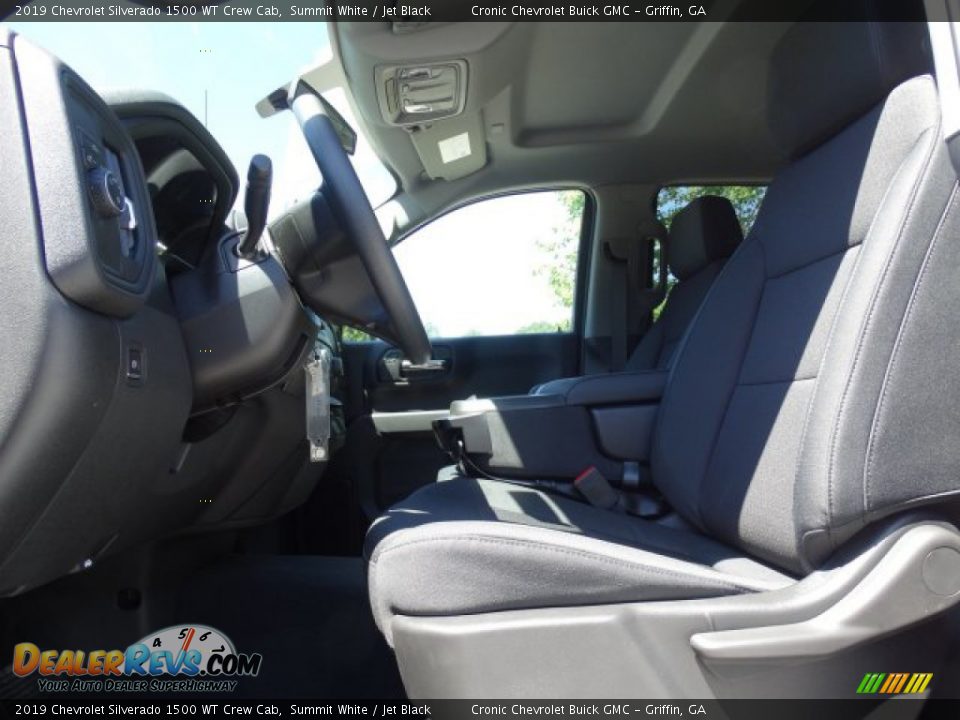 2019 Chevrolet Silverado 1500 WT Crew Cab Summit White / Jet Black Photo #14