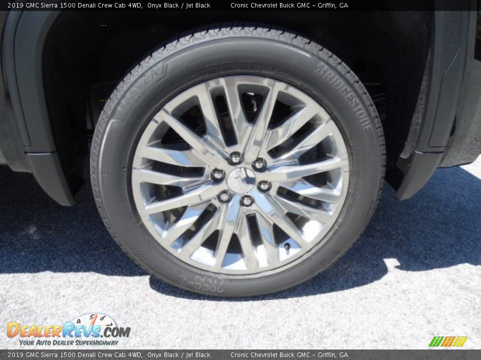2019 GMC Sierra 1500 Denali Crew Cab 4WD Onyx Black / Jet Black Photo #11