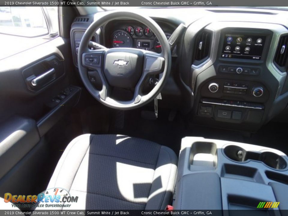 2019 Chevrolet Silverado 1500 WT Crew Cab Summit White / Jet Black Photo #22