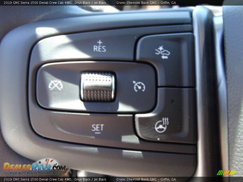 2019 GMC Sierra 1500 Denali Crew Cab 4WD Onyx Black / Jet Black Photo #18