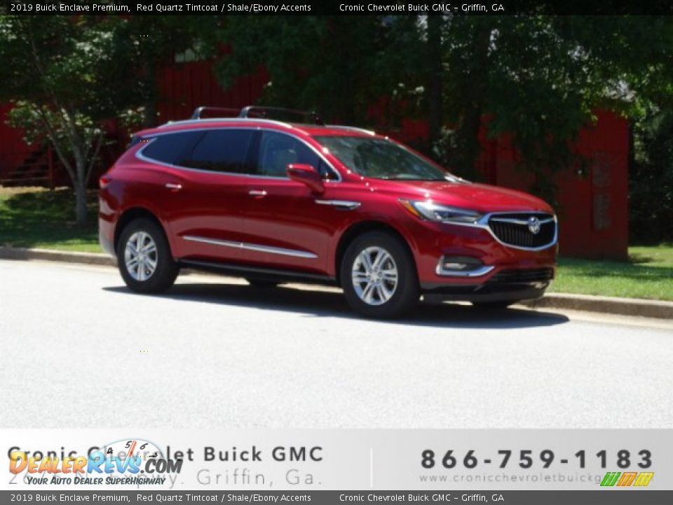 2019 Buick Enclave Premium Red Quartz Tintcoat / Shale/Ebony Accents Photo #1